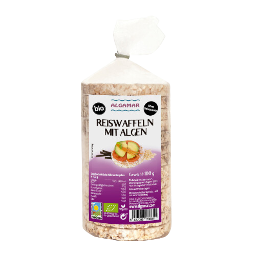 Reiswaffeln mit Algen 100g (bio, vegan)