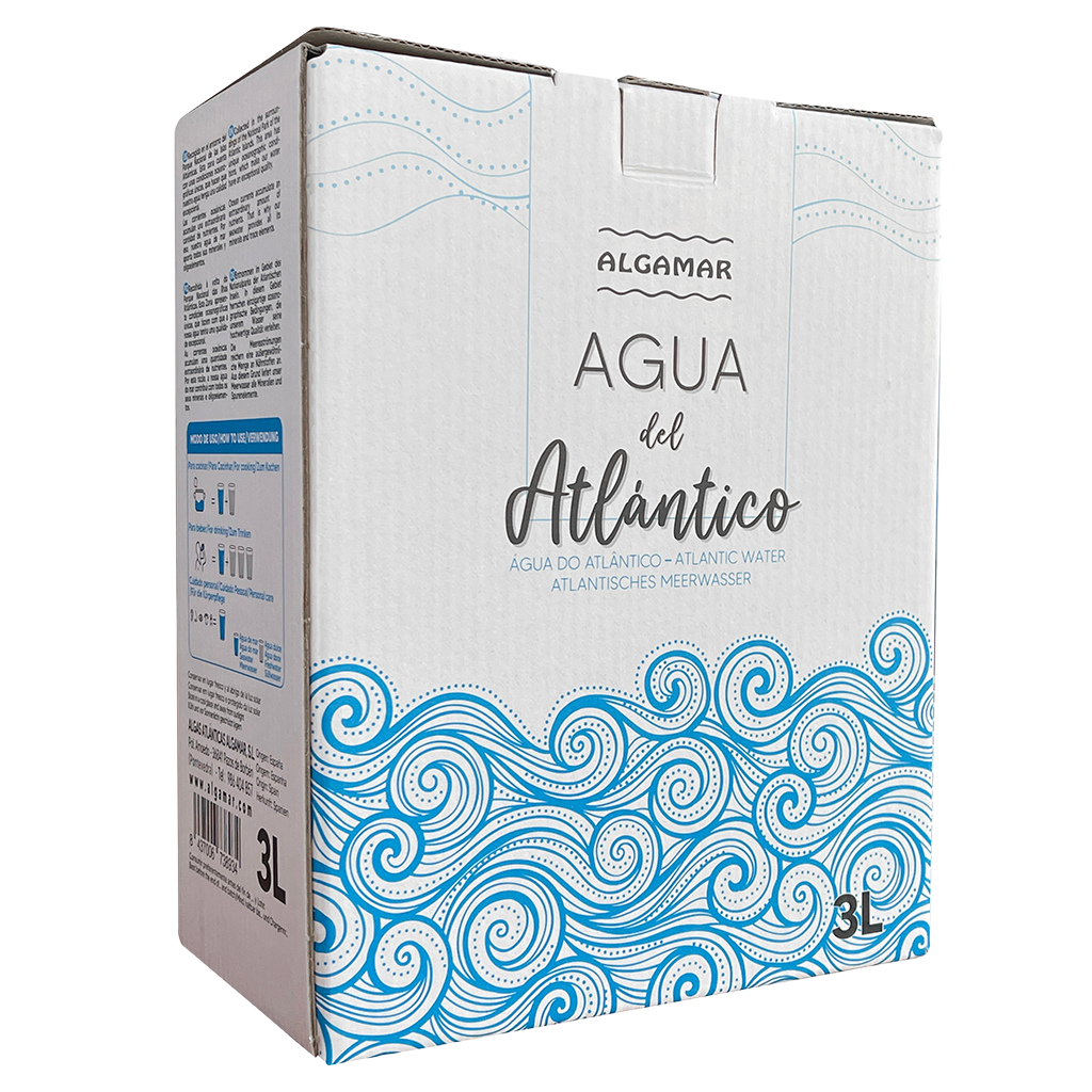 ALGAMAR Meerwasser aus dem Atlantik 3 Liter (Bag-in-Box)