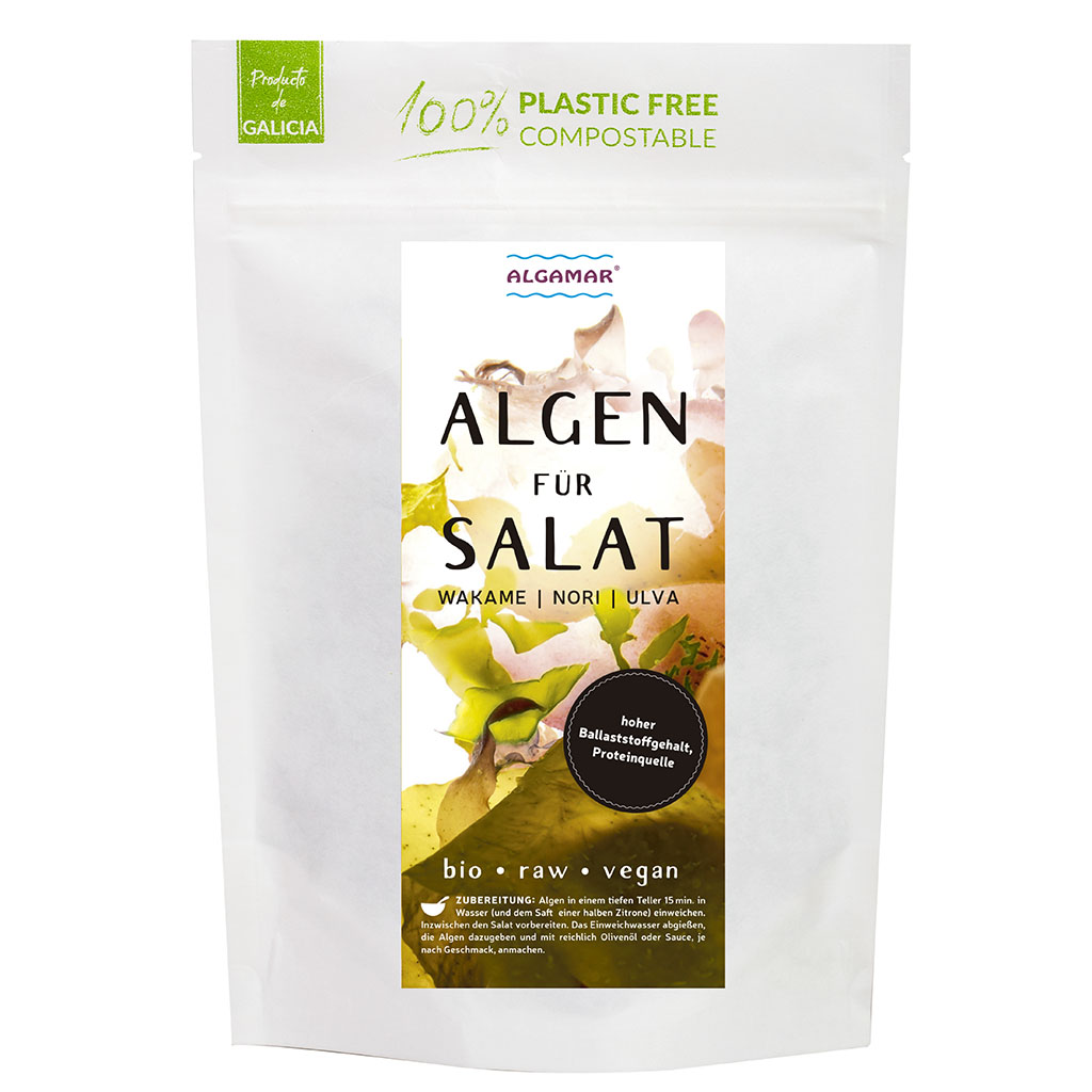 Algen für Salat (bio, roh, vegan)