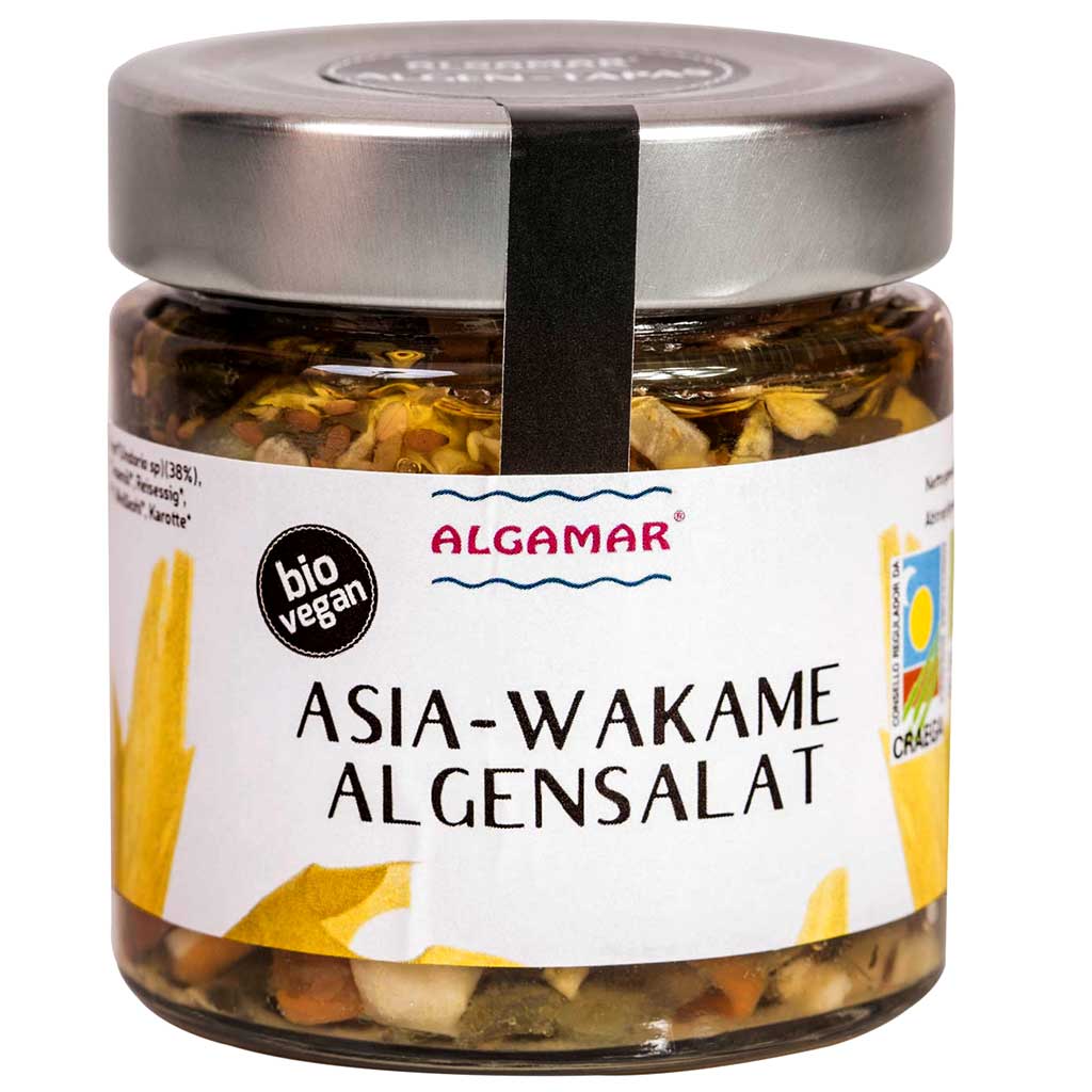 Asia-Wakame-Algensalat Algen-Tapas 190g (bio, vegan)