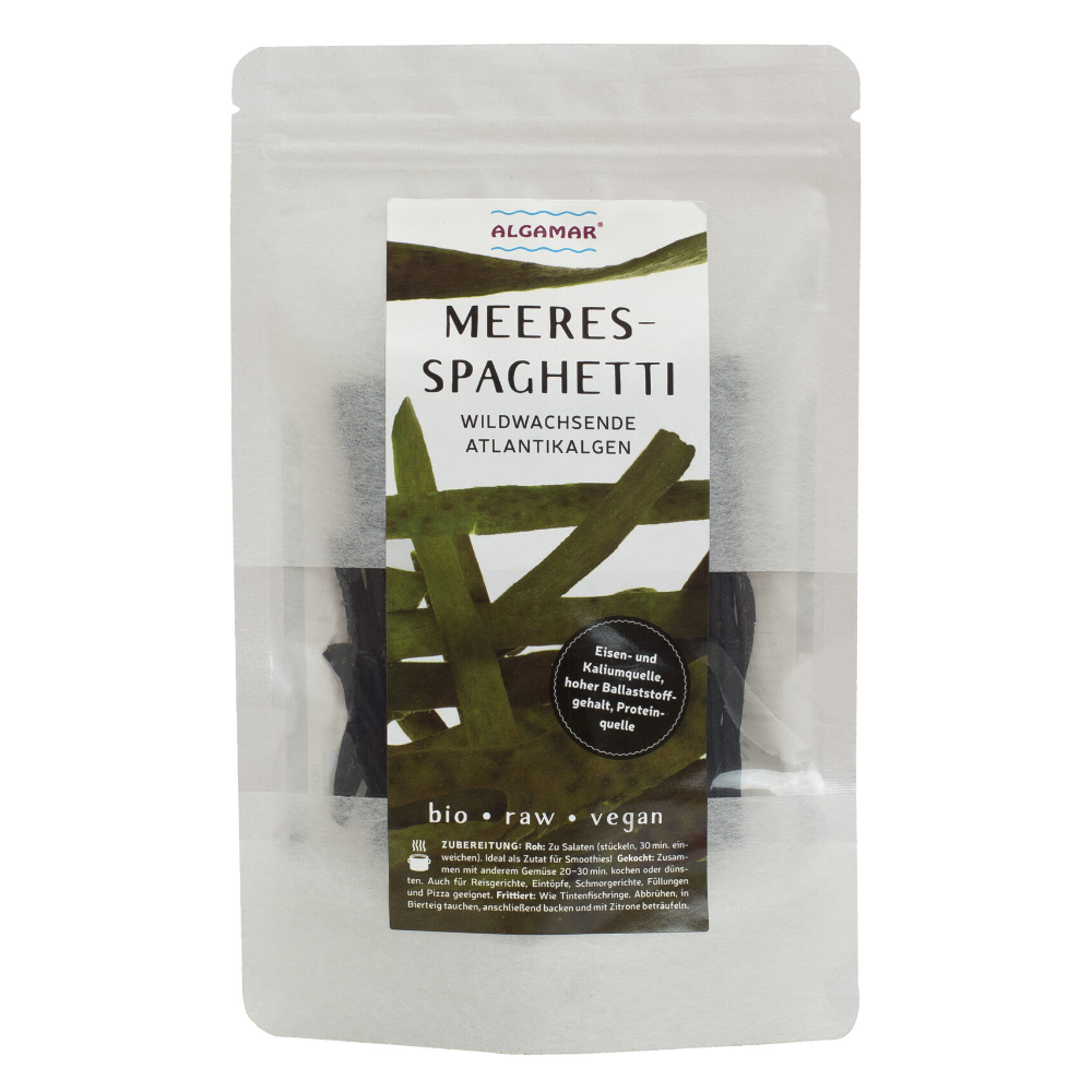 Meeresspaghetti Algen (bio, roh, vegan)