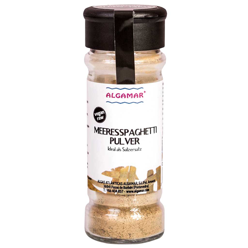Meeresspaghetti Pulver Algen-Gewürz 70g (bio, roh, vegan)