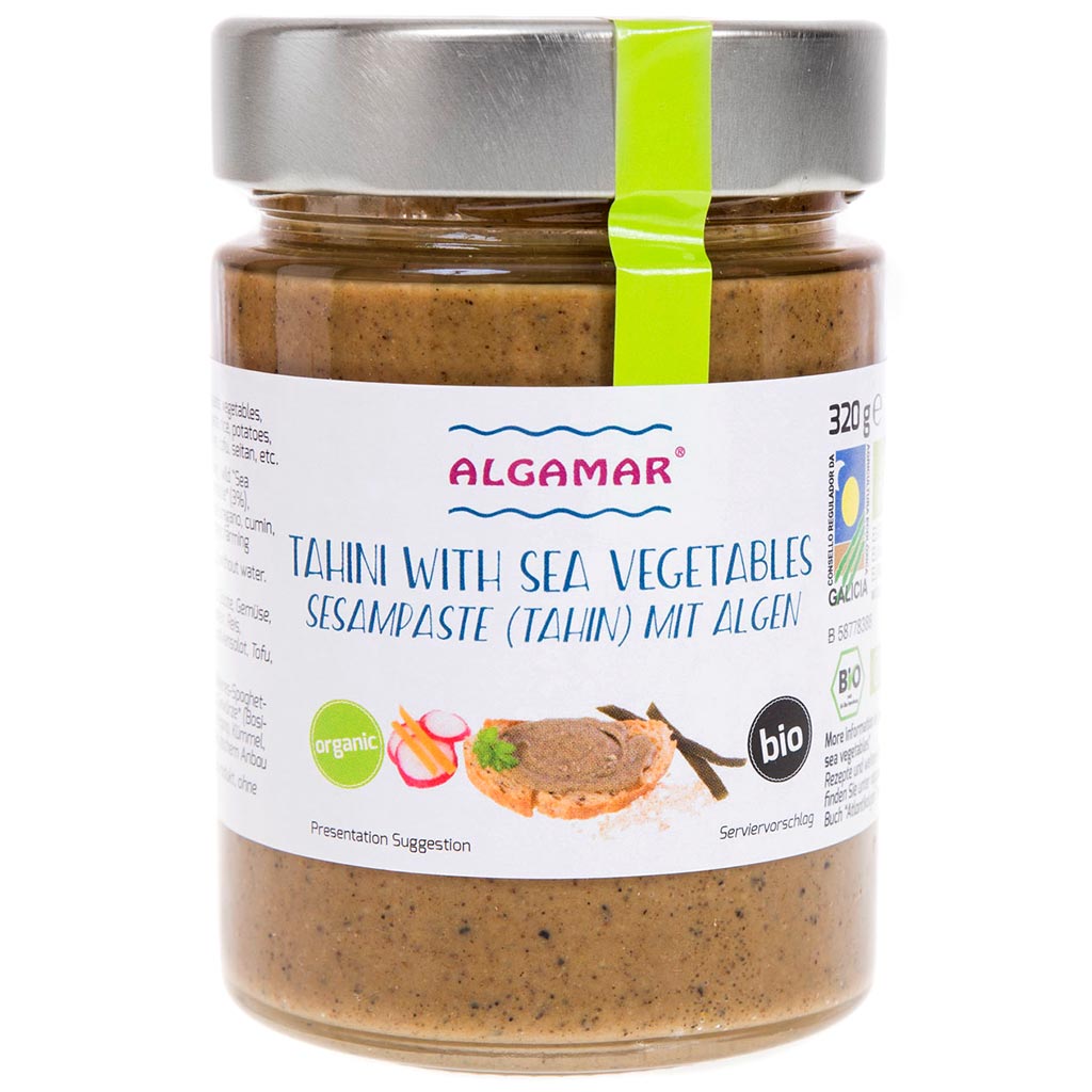 Sesampaste (Tahin) mit Algen 320g (bio, vegan)