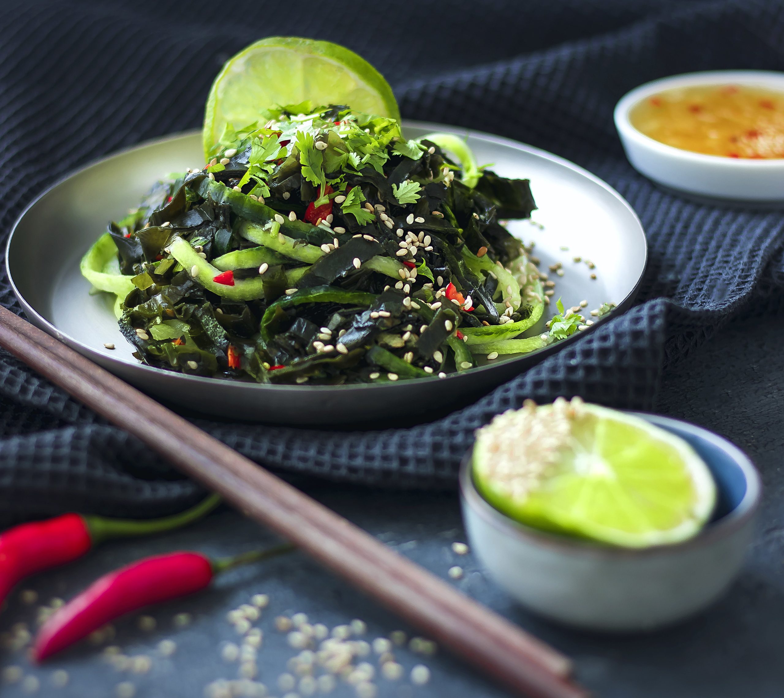 Wakame Gurkensalat
