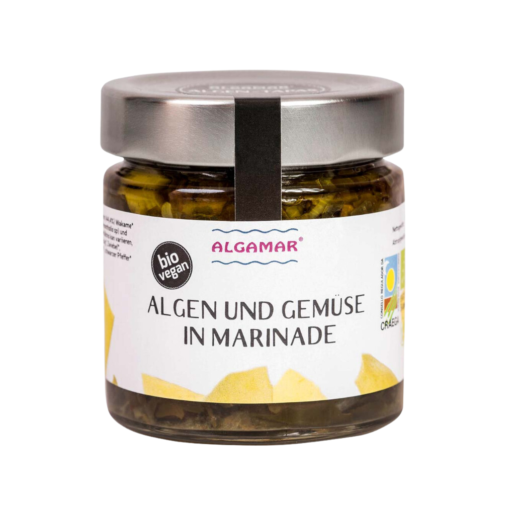 Algen und Gemüse in Marinade Algen-Tapas 190g (bio, vegan)